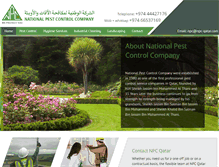 Tablet Screenshot of npc-qatar.com